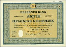 Datei Dresdner Bank 1952 1000 Rm Jpg Wikipedia