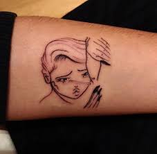 Billie Eilish When The Party S Over Art Best Tattoo Ever Cool Tattoos Cute Tattoos