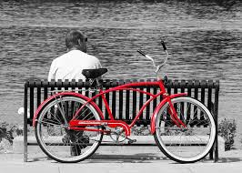 Black And White Bike Color The Red Bike Black And White Pictures Black And White Background Color Splash Red