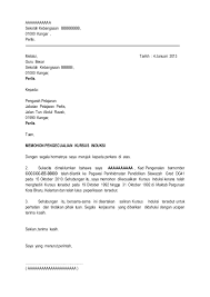 Check 'pelepasan' translations into english. Contoh Surat Pengecualian Kursus Induksi