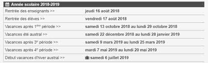 Le calendrier 2019 vous indique le calendrier scolaire et les jours fériés 2019 pour organiser au mieux vos week end et vos vacances 2019. Prochaine Annee Scolaire 2018 2019 Le Calendrier Bloc Note Ecole Elementaire Publique Candide Azema B