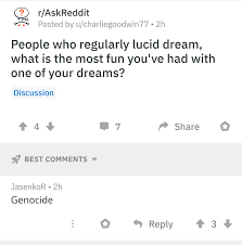 Count your fingers (it's hard to focus and count in the dream.) push your finger through the palm of your hand. Cursed Dream Cursedcomments