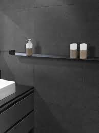 looox shelf inbouw planchet 60 x 10 cm antraciet badkameraccessoires badkamerdecoratie badkamer