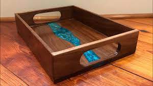 Moderate size for you to move the. Making A Walnut And Epoxy River Serving Tray Youtube