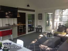 The flooring is called thermory porch flooring. Porches Screened Room Gallery Hnh Deck And Porch Llc 443 324 5217