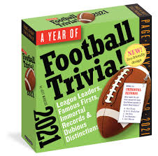 Valentine's day for the love of knowledge. Year Of Football Trivia Page A Day Calendar 2021 Marcus Jeff Workman Calendars 9781523508839 Amazon Com Books