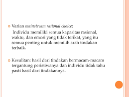 Teori pilihan rasional (teori dasar rasionalitas). Pendekatan Pilihan Rasional Dan Strukturalisme Ppt Download