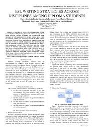 Part time mba is similar to regular mba qualification whereas an executive mba is a certification course taken by students or professionals to develop professional and management skills for grabbing advanced job opportunities. Pdf Esl Writing Strategies Across Disciplines Among Diploma Students Noor Hanim Rahmat Associate Professor Dr Academia Edu