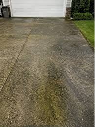 Residential driveway cleaning