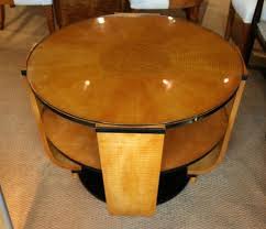 Very strong and solid genuine maple and ebony. Art Deco Coffee Table 217210 Sellingantiques Co Uk