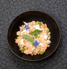 Fregola Sarda Petits Pois Mozzarella Buffala Et Crevettes En Salade Et Si C Etait Bon Petit Pois Frais Salade Petit Pois