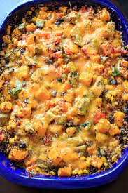 Butternut Squash Quinoa Casserole Vegan Friendly Gluten Free 30 Minutes Recipe Vegetarian Dishes Vegetarian Recipes Butternut Squash Quinoa