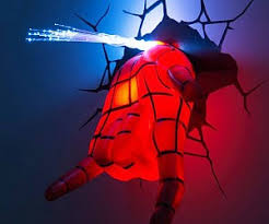 3d Spider Man Hand Night Light