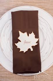 If you didn't go with the online customization route, now's the time to write the names of your thanksgiving guests. Simple Thanksgiving Place Cards Printable Practically Functional