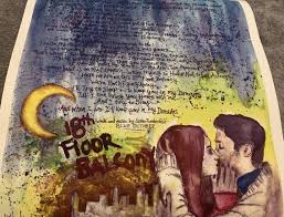 18th Floor Balcony Blue October Artwork Flooring