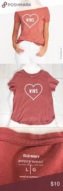 Old Navy Love Wins Short Sleeve Graphic Tee Large Clothes Design Graphic Tees Fashion