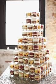 Don't just display your shot glasses to your guests; 15 Delicious Shot Glass Wedding Dessert Ideas