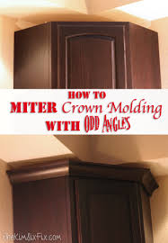 How To Miter Crown Molding At Any Angle The Kim Six Fix