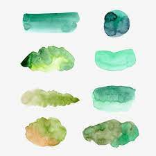 Watercolor Green Shape Background Vector And Png Watercolor Circles Watercolor Wreath Watercolor