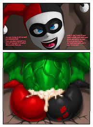 2 panel comic angelauxes batman: the animated series batman  (series) black lipstick blue eyes censored cheating cheating girlfriend  clothed female nude male creampie crossover cum cum filled cum from