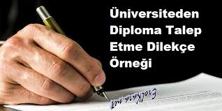 Açık öğretim lisesi diploma notunuzu öğrenmek için tıklayınız. Universiteden Diploma Talep Etme Dilekce Ornegi