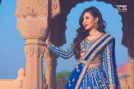 Peacock Blue Bridal Lehenga With A Blingy Belt Shaadiwish Lehenga choli are the most prefered choice for ladies in any asian wedding. peacock blue bridal lehenga with a