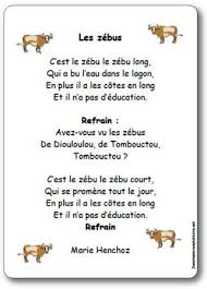 Les Zebus Une Chanson De Marie Henchoz Paroles Illustrees A Imprimer Chansons Comptines Comptine Illustree Chansons Pour Enfants