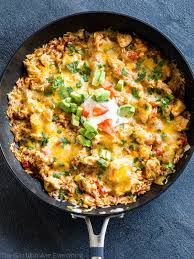 One Pan Mexican Chicken And Rice The Girl Who Ate Everything Recipe Mexican Dinner Mexican Chicken And Rice Mexican Chicken