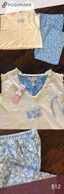 New W Tags Pjs Dress Barn Top Pant New W Tags Pajamas From Dress Barn Has Ruffled Edges In Top Bott Dress Barn Tops Shopping Womens Dresses Clothes Design