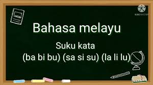 Pdf | bahasa mandarin merupakan suatu bahasa yang sukar dipelajari kerana bunyi suku kata yang unik dengan bernada. Bahasa Melayu Suku Kata Youtube