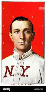 Baseball card portrait of Art Devlin (1879-1948) American athlete and  coach. He is most known for his Major League Baseball career from 1904 to  1913. Dated 1910 Stock Photo