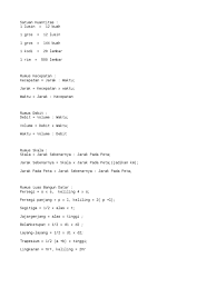 V = volume fluida (dengan satuan m³ (meter kubik)) q = debit fluida (dengan satuan m³/s (meter kubik per sekon)) t = waktu (dengan satuan s (sekon)) *sebelum memulai perhitungan diatas, pastikan sudah memiliki satuan yang sama dengan. Rumus Dan Satuan Kuantitas