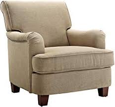 Amazon Com Overstuffed Chairs Dorel Living Club Chairs Linen Club Chairs