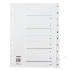 Falls du kein word hast, kannst du dir die vorlage im pdf herunterladen & gestalten. Pp Register A4 Volle Hohe 1 10 Weiss Brevo Service De