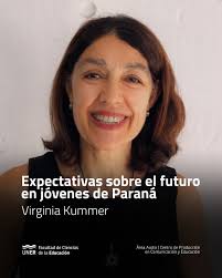 💬 Hoy hablamos con Virginia Kummer acerca de los resultados preliminares  de una investigación realizada desde nuestra Facultad sobre miradas de  jóvenes de Paraná en torno a su futuro. El proyecto “Expectativas