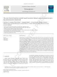 Pdf The New Central American Seismic Hazard Zonation Mutual Consensus Based On Up To Day Seismotectonic Framework