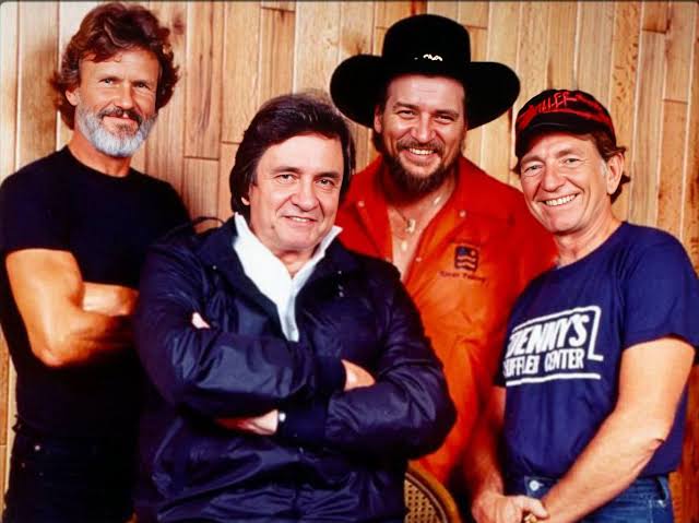 The American country music group the Highwaymen – composed of Johnny Cash,  Willie Nelson, Waylon Jennings, and Kris Kristofferson – released  “Desperados Waiting For A Train” off their debut album