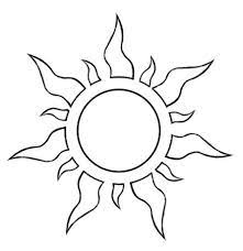 Tangled Sun Tangled Sun Sun Template Rapunzel