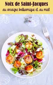Noix De Saint Jacques Au Vinaigre Balsamique Et Au Miel Recettes De Cuisine Noix De Saint Jacques Salade De Saint Jacques