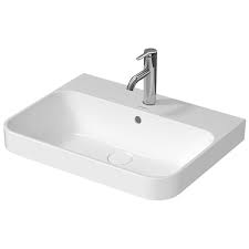 Duravit Happy D 2 Plus Aufsatzbecken 60 Cm Weiss Mit Uberlauf 1 Hahnloch 2360600000 Megabad Duravit Aufsatzbecken Waschtisch