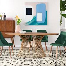 Whisler Dining Table Allmodern Boho Dining Room Dining Table In Kitchen Contemporary Dining Table