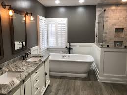 Look At Color Scheme And Tile Looking To Update Your Bathroom On A Budget Rather Than A Costl Simple Bathroom Remodel Simple Bathroom Small Bathroom Remodel