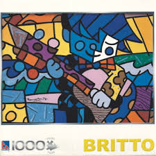 Puzzle 1000 pièces pop art. Britto Guitar Jigsaw Puzzle 1000 Pieces Artreco