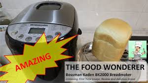 Antara muka yang mesra pengguna. Bossman Kaden Perysmith Bk2000 Panmeka Breadmaker Unboxing Review And Making Bread Youtube