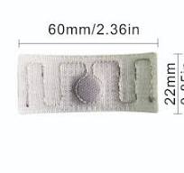 RFID Launtry tag UHF Long Reading Range soft Nylon for clothes Control -5pack