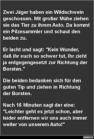 Zwei Jager Haben Ein Wildschwein Geschossen Lustige Bilder Spruche Witze Echt Lustig