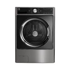 Inspect the door lock for damage. Kenmore Elite 4 5 Cu Ft Stackable Steam Cycle Front Load Washer Metallic Silver Energy Star In The Front Load Washers Department At Lowes Com
