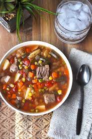 Old Fashioned Vegetable Beef Soup Mighty Mrs Super Easy Recipes Recipe Vegetable Beef Soup Beef Soup Recipes Vegetable Soup Recipes