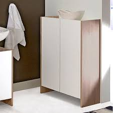 Banero 2 Door Low Bathroom Cabinet Oak La Redoute Interieurs La Redoute