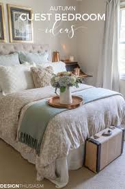 You can also keep additional throw blankets in the closet for easy access. Fall Guest Bedroom Ideas 6 Ways To Welcome Autumn Visitors Small Guest Bedroom Guest Room Decor Guest Bedroom Decor